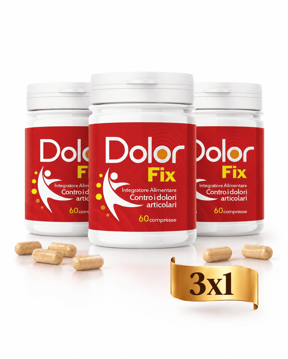 Offerta 3x1 Dolor Fix — tre confezioni al prezzo di una